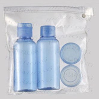 travel bottle with pvc bag